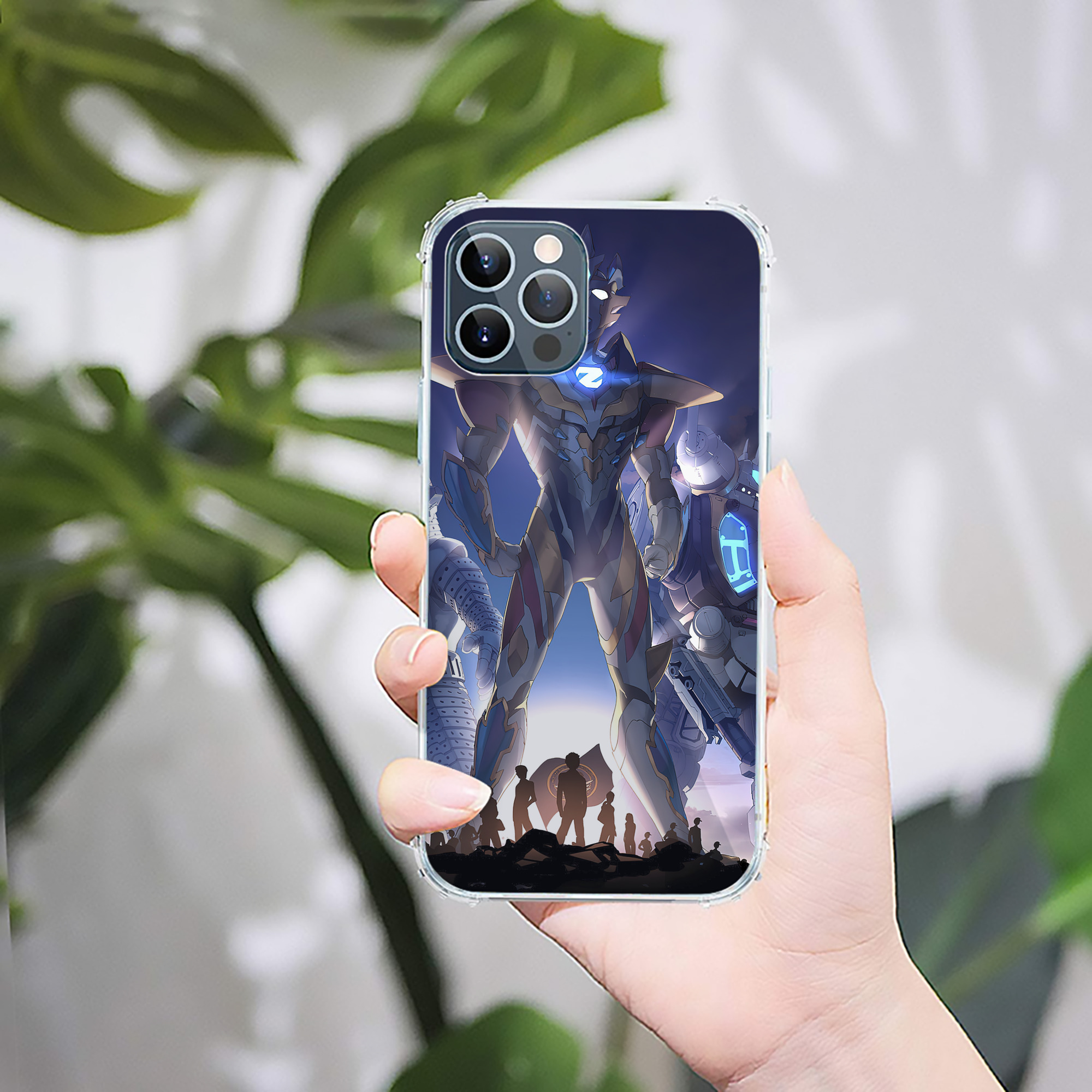 （画像用） ウルトラマン Ultraman 【iPhone 12シリーズ対応】透明スマホケース（クリアソフトケース）